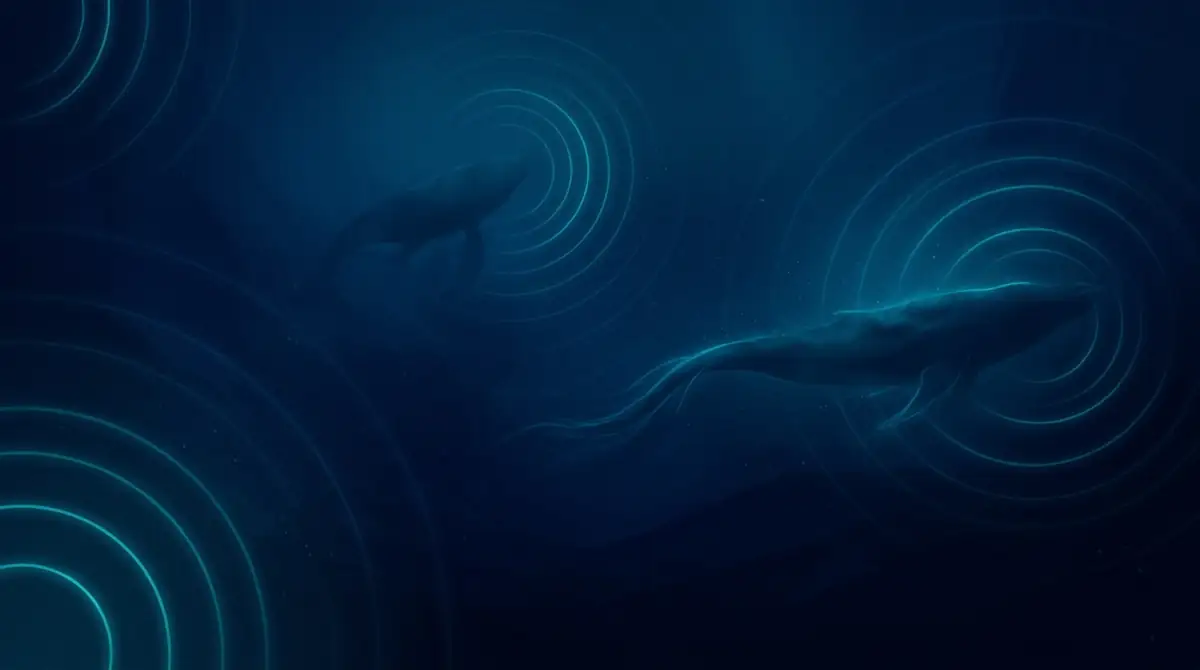 Abstract deep sea background